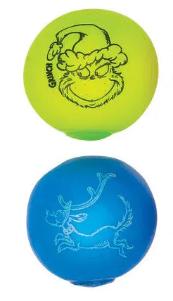 Dr. Seuss NEW Grinch Stress/Squeeze Balls 2 pack - Green & Blue or Green & Pink - Picture 4 of 6