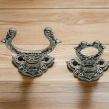 Sword Wall Hanger Vertical Upright Adjustable Elegant Display Pewter Silver