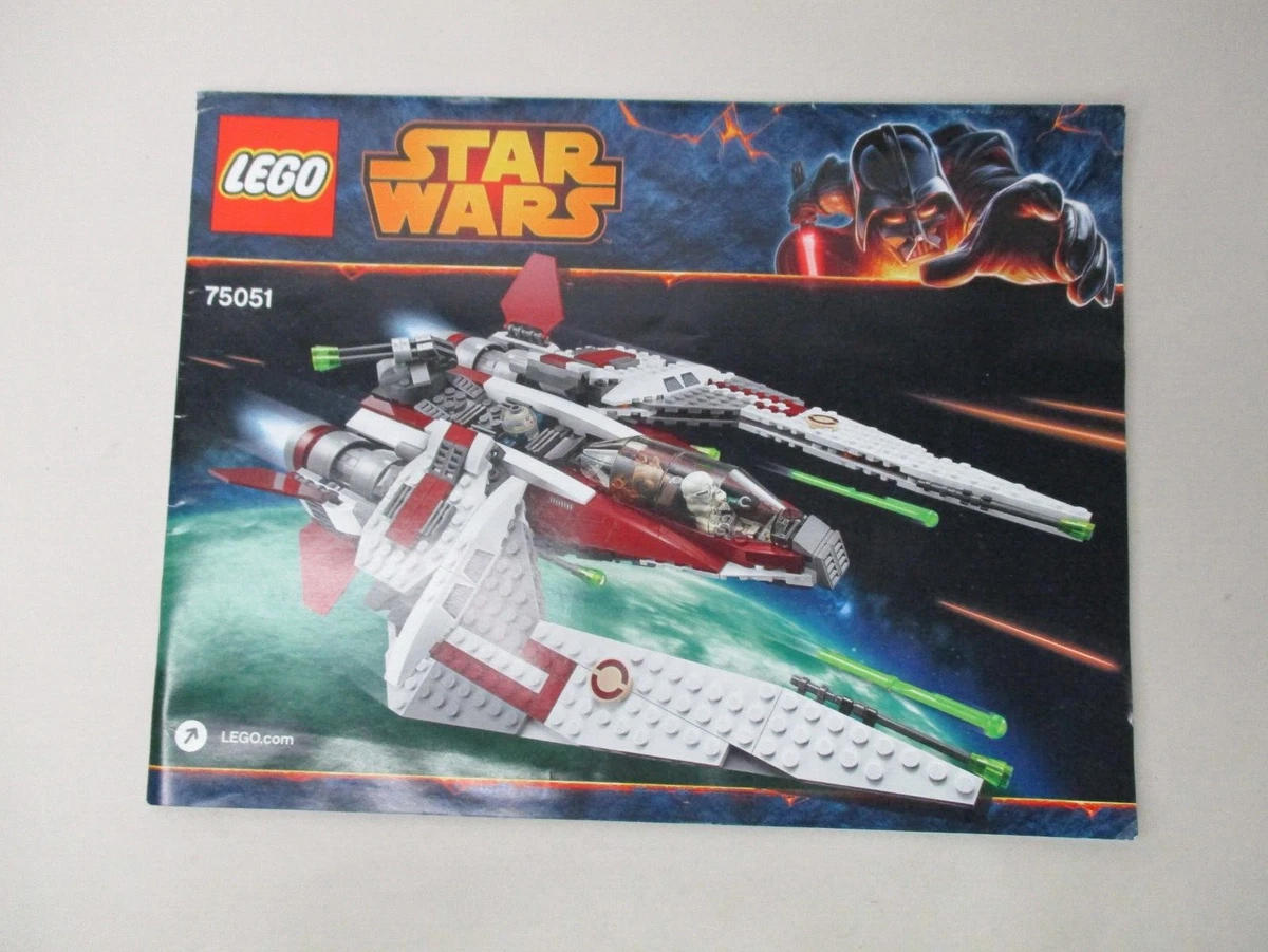 2014 LEGO STAR WARS 75051 JEDI SCOUT STARFIGHTER INSTRUCTION