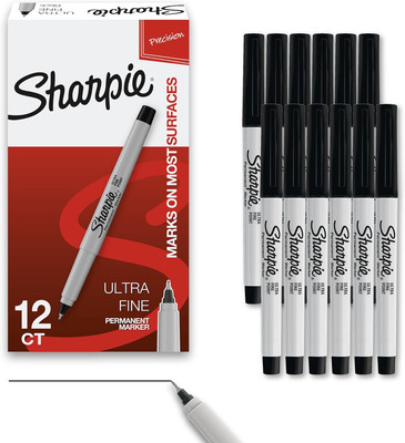 Permanent Markers, Ultra Fine Tip Markers Set, Quick Drying and Fade Resistant