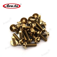 For Honda CBR600RR 2003 - 2022 12pcs Brake Front Brake Disc Rotor Bolts Screws