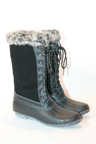 Sporto winter snow boots zip and tie 