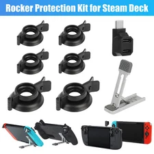 Thumbsticks Rocker Protection Kit + Back Holder for Switch/OLED/Lite/Steam Deck