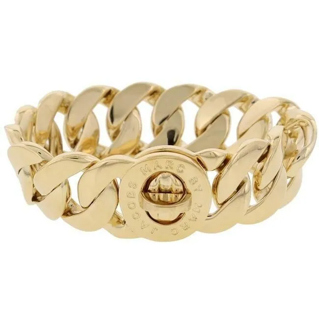 Marc By Marc Jacobs Goldtone Bracelet with Small Katie Marc By Marc Jacobs Goldtone Bracelet with Small Katie