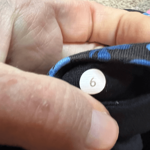 Leggings Lululemon Athletica Groove Crop Split Polpaccio Taglia 6 Compressione Yoga - Foto 3 di 6