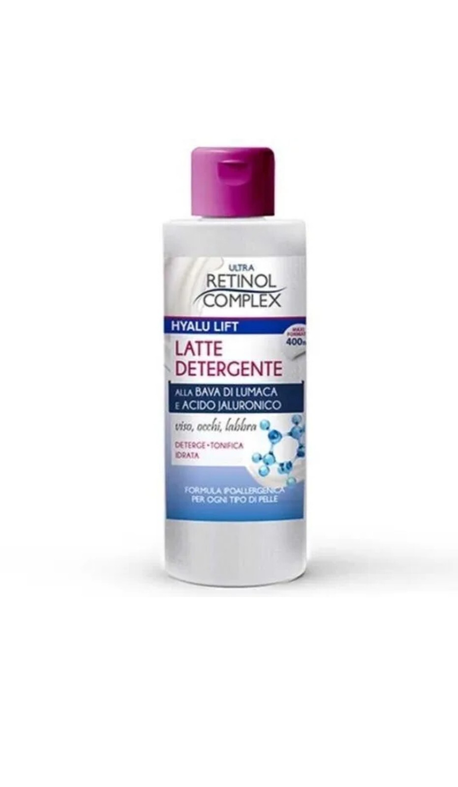 Retinol Complex Latte Detergente Bava Lumaca