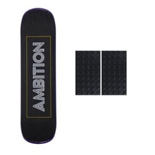 Ambition Snowkate Jib Snow Skate Deck con impugnatura in schiuma applicata e impugnatura borchiata 