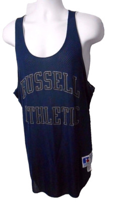 RUSSELL ATHLETIC 1990s VTG Intera Men's Basketball Jersey Tank XL Spell Out USA