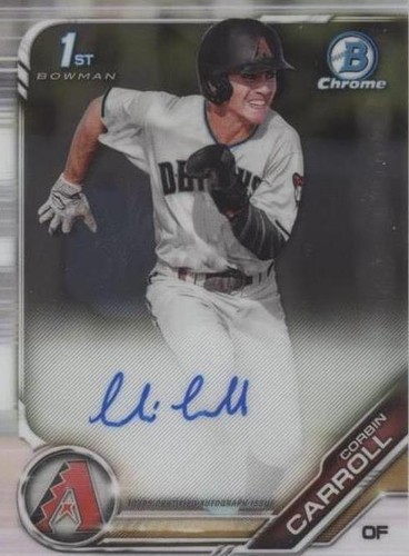 PSA 10 CORBIN CARROLL 1st 2019 Bowman Chrome Draft REFRACTOR