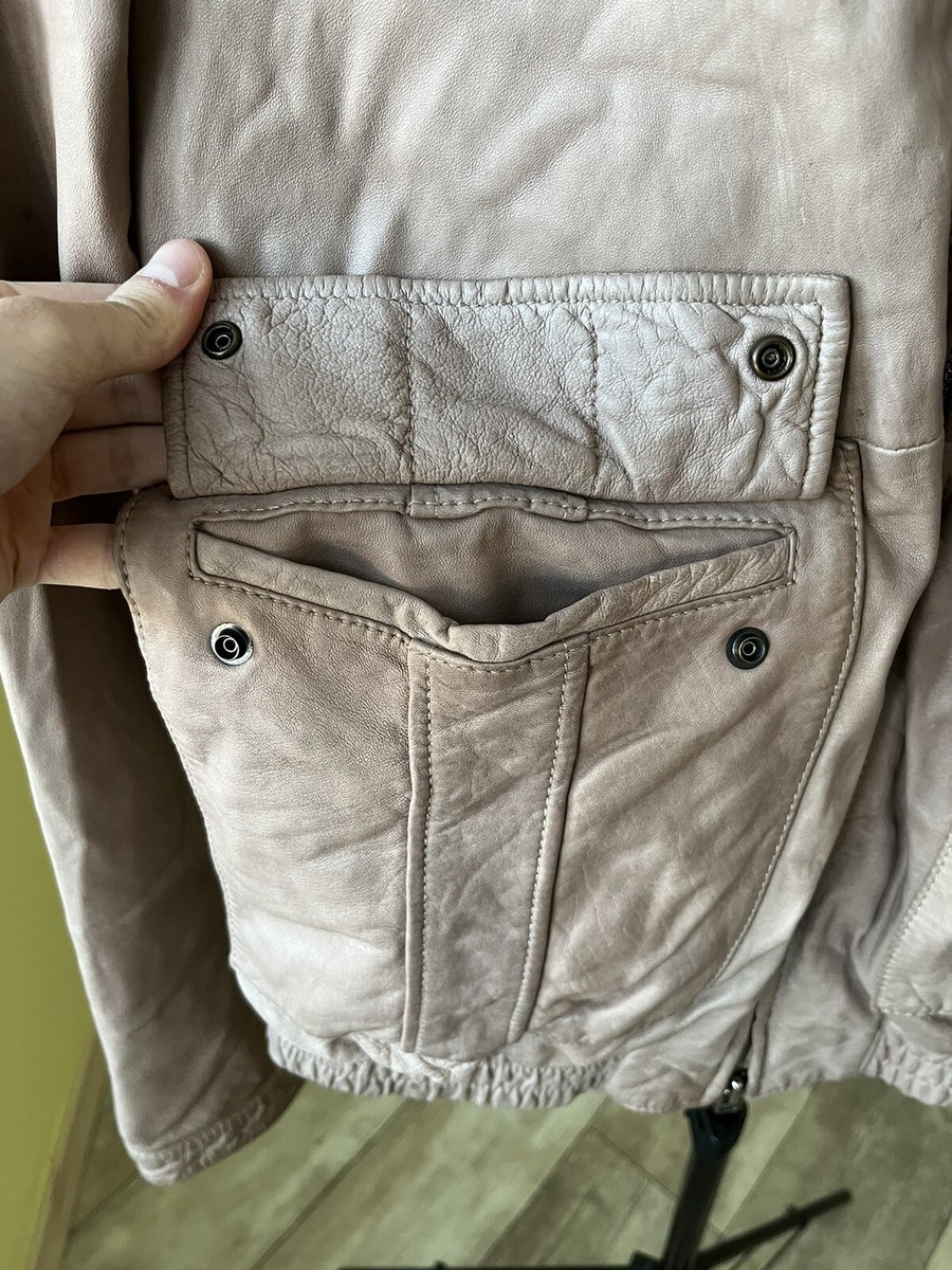 HUGO BOSS VINTAGE 100% Lamb Leather jacket men 52 R | eBay HUGO BOSS VINTAGE 100% Lamb Leather jacket men 52 R | eBay