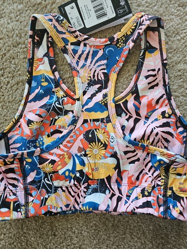 THE NORTH FACE Printed Midline Bra Pink Floral Size XS MSRP $50 NEW - Picture 7 of 7