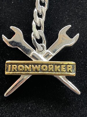 Ironworkers  Keychain, Stainless Steel 316L Unique Gift