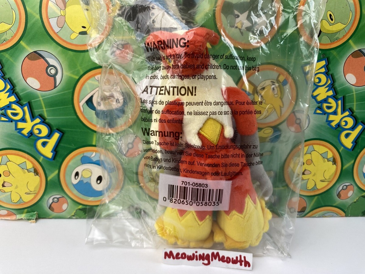 Pokemon Center Plush BLAZIKEN Pokedoll stuffed Sitting Cuties FIT