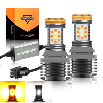 3157 LED Turn Signal Bulbs 2x 3157 LED Switchback Turn Signal Bulbs | Amber/White For Chevy Silverado 1999-2013 1999-2013 Chevy Silverado Lights - Foto 9