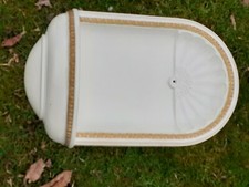 Plaster wall Niche white with Golden border