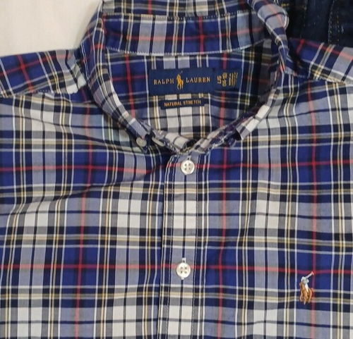 Boys ralph lauren outfit button up and dark jean set shirt 14/16 jeans 16 - Picture 2 of 5