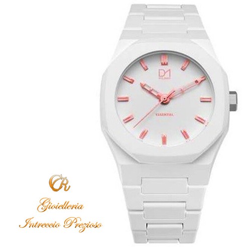 Orologio D1 Milano Unisex a Quarzo A-NE05 Bianco Prezzo Listino 185€ | eBay