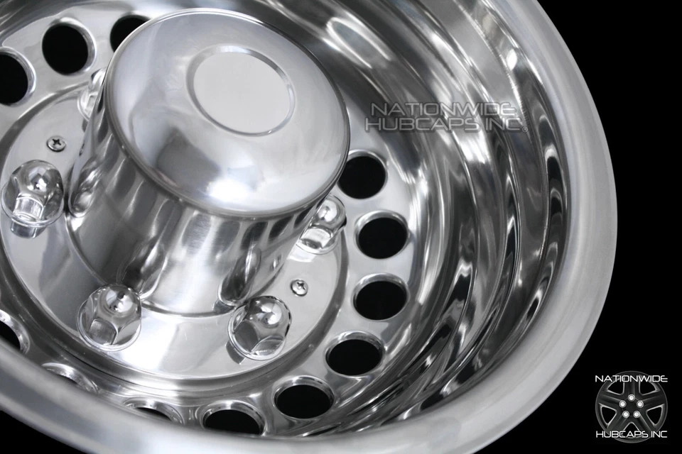 1 Rear Sprinter Van 2007-2025 16" Dual Steel Wheel Simulators Dually Rim Covers - Image 2 of 4