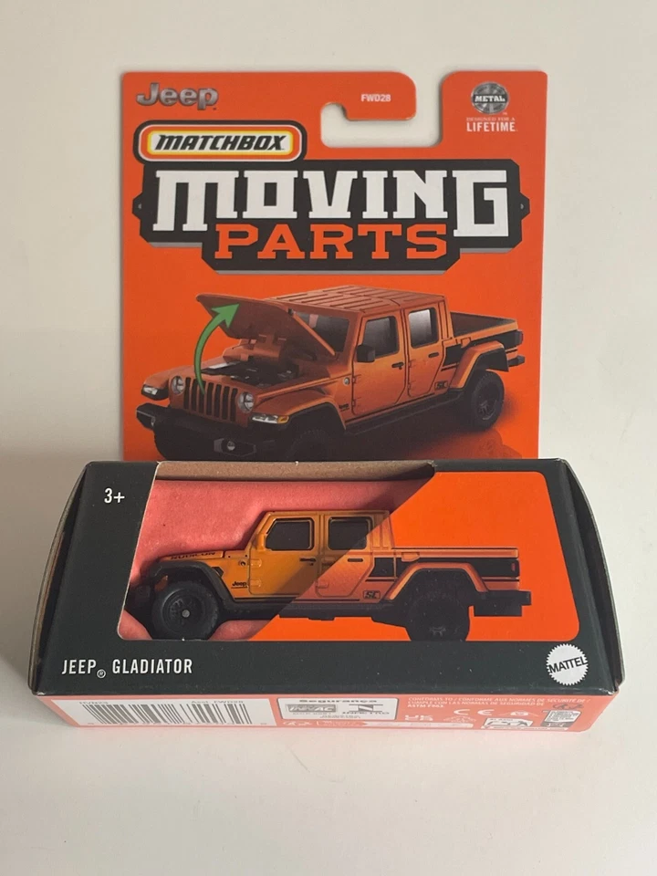 MATCHBOX MOVING PARTS Jeep Gladiator Super Chase 2024 - Image 2 of 3