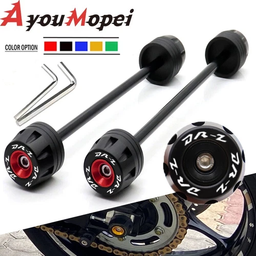 Front Rear Wheel Fork Slider Protector For SUZUKI DRZ400/E DRZ400S DRZ400SM - Picture 8 of 8