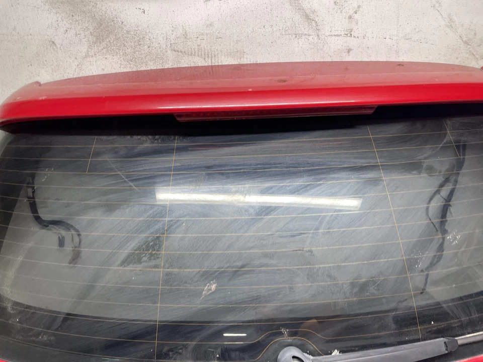 06-09 Volkswagen GTI Golf Trunk Decklid Red Oem Tested Full Assembly ! Foto 4 de 4