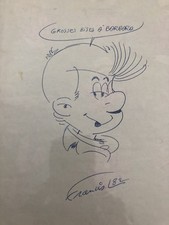 DESSIN ORIGINAL DÉDICACE FRANCIS - MARC LEBUT