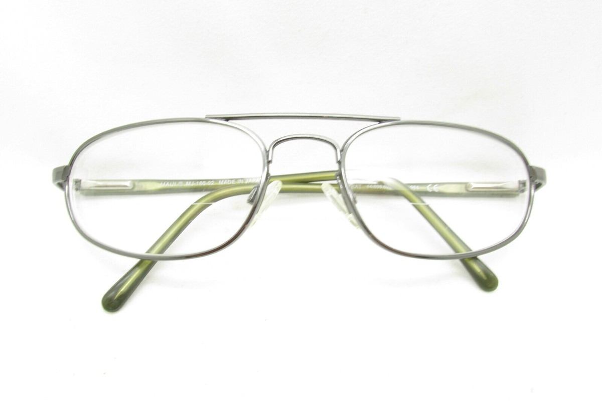 MAUI JIM SPORTS WRAP MJ-180-02 METAL EYEGLASSES FRAMES JAPAN