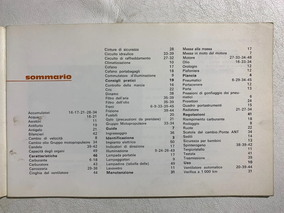 I112785 Uso e Manutenzione - Peugeot 304 - 1969 - Immagine 2 di 4