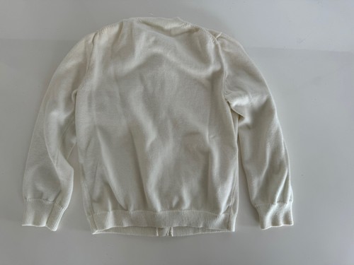 Crewcuts J Crew Ivory White Long Sleeve Casey Cardigan Size 3 Girls 3T - Picture 3 of 3