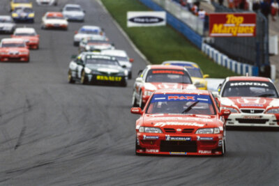 Matt Neal Max Power Racing Team Dynamics Nissan Primera GT heads t- Old Photo