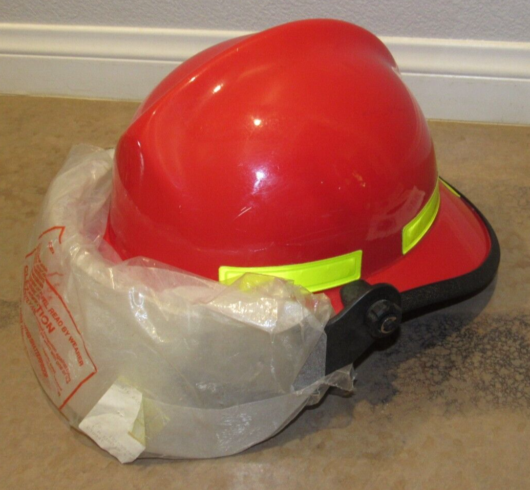 NOS Cairns & Brother N660C Metro Firefighter Fire Helmet w/ Shield READ