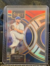 Christian Scott RC  2024 Select - Premier Level - Red and Blue #30 Mets