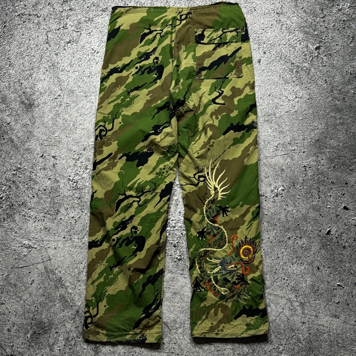 Maharishi Camo CombatBonsai VIP II Embroidered Dragon Pants | eBay