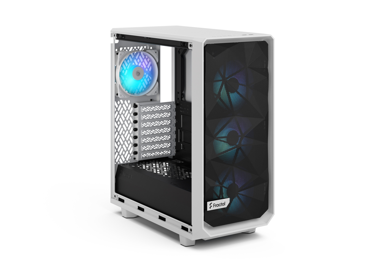 Фрактальный дизайн Meshify 2 Компактный RGB Белый TG Прозрачный оттенок Gaming Gehuse 2309000₽