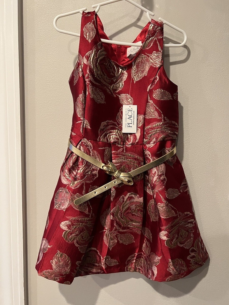 children's place christmas dress The Children’s Place Beautiful Christmas Holiday Girls Dress Size 5 NWT