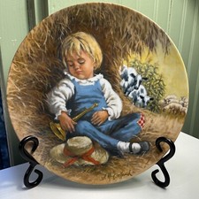 Vintage Reco "Little Boy Blue" Plate By John Mcclelland Limited Edition 8.5