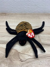 1996 Ty Beanies Babies Collection Spinner Spider Plush Stuffed Animal With Tag