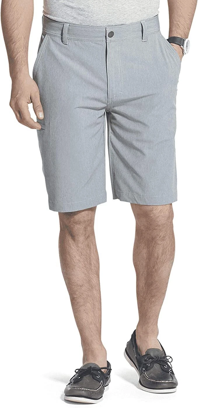 G.H. Bass & Co. Men's Explorer Performance Hybrid Shorts Shark Skin