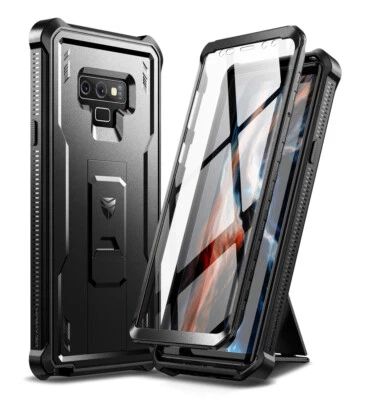 Dexnor for Samsung Galaxy Note 9 Case Heavy Duty Rugged Cover with Kickstand