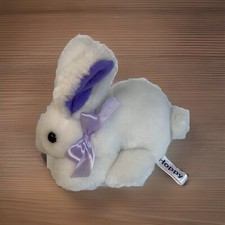 Russ Berrie co. plush stuffed Hoppy bunny White 6