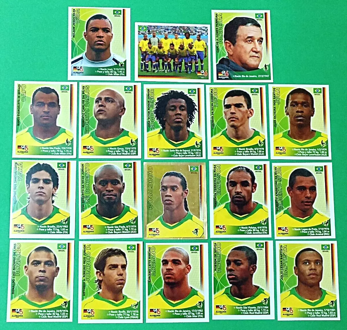 2006 Navarrete Germany World Cup FIFA - E24A JAPAN SOCCER TEAM Full Sticker