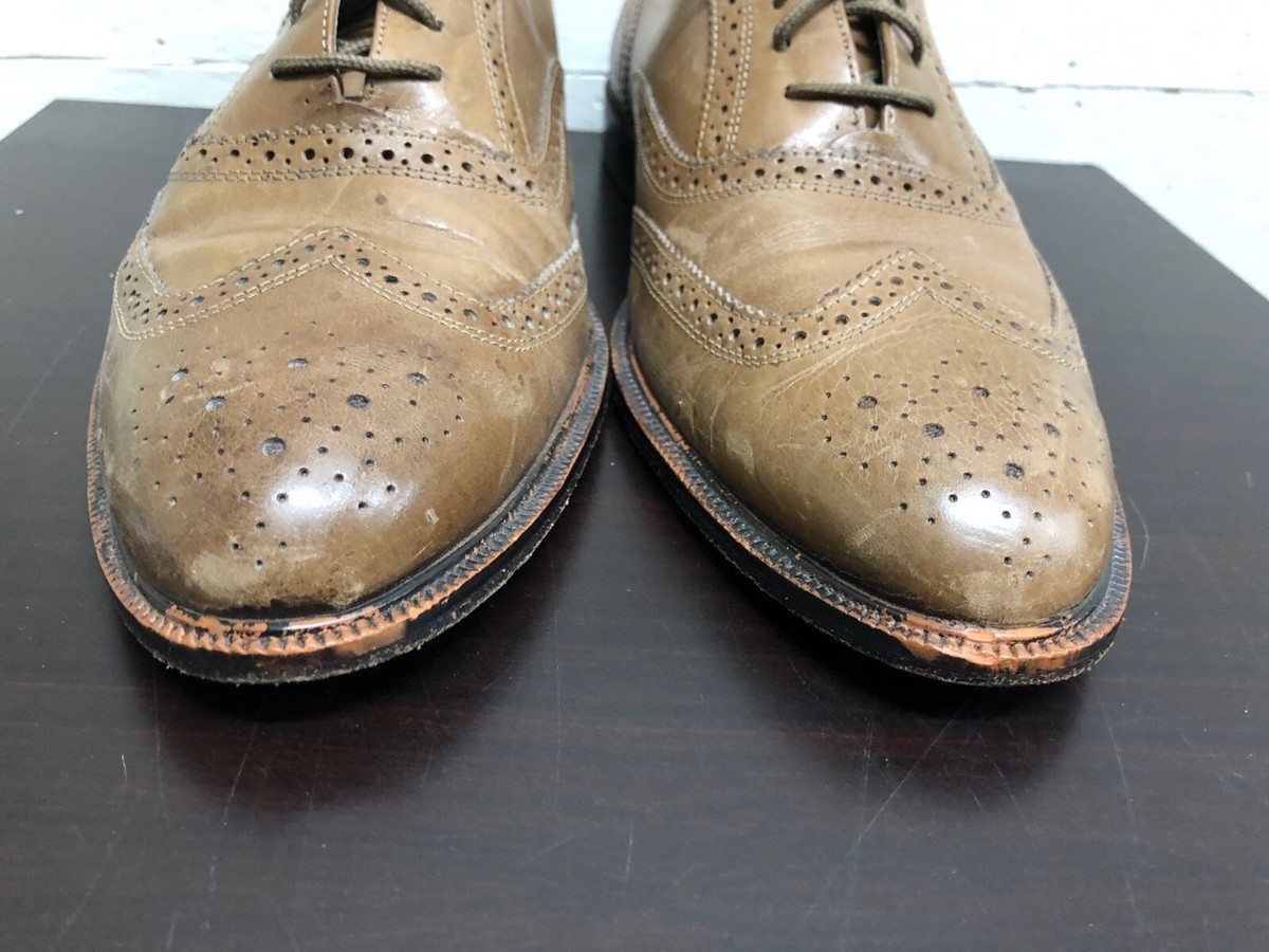 Giorgio Brutini Wing Tip Men Leather Brown Dress Shoes Size US 10.5 D Giorgio Brutini Wing Tip Men Leather Brown Dress Shoes Size  main image 4