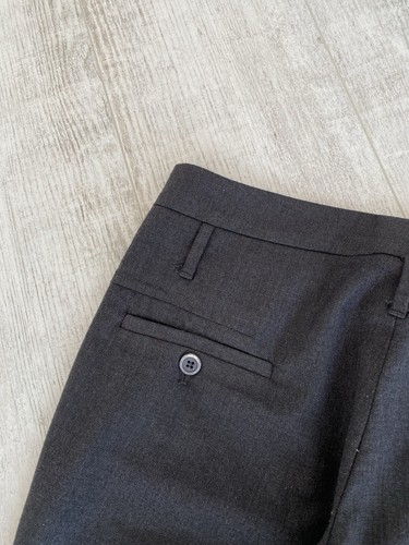 Gunex by Brunello Cucinelli Virgin Wool Gray Dress Pants Trousers Size S / US 4 - Picture 8 of 12