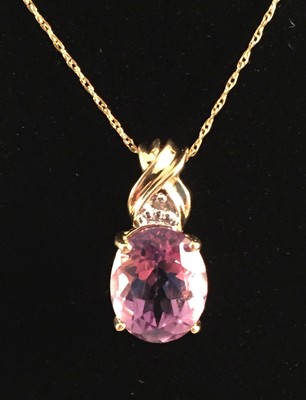 Heart Amethyst Brazil Heart Neck Pendant with Chain 18/" Cttw 0.4