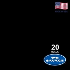 Savage Seamless Background Paper 26" x 12 yd Black