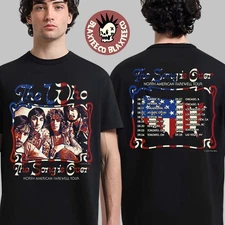 The Who Farewell Tour 2025 USA Flag Theme Concert Merch T-Shirt