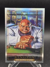 2024 SkyBox Marvel Masterpieces 92 Platinum Kingpin #43 Rainbow