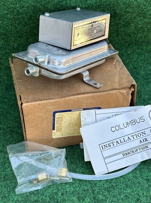 #ad Columbus Electric RH 3A Differential Pressure Switch Adjustable 0.05 12.00” WC $54.99