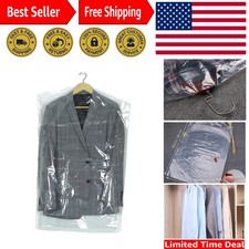 Economical 30pcs Clear Garment Bags 35.4 Inch Space-Saving  Dust-Proof Storage