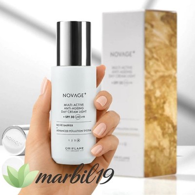 Novage+ Multi-Active Anti-Aging Tagescreme Light LSF 30 von Oriflame | UVA UVB